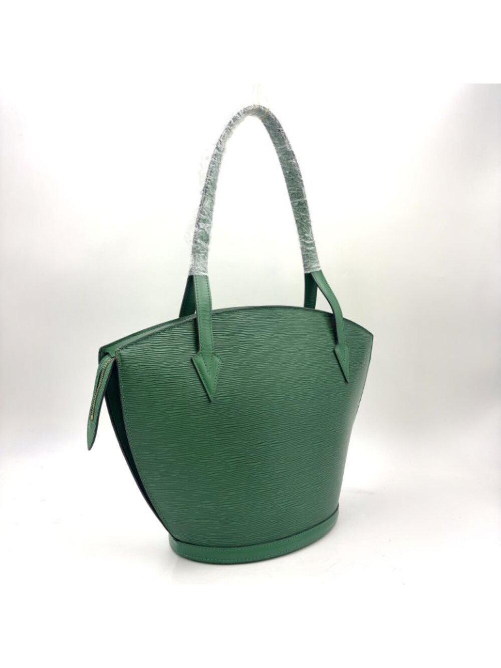 Louis Vuitton Sun Jack Shopping Epi Borneo Green Leather Shoulder Bag Gold - Picture 2 of 15